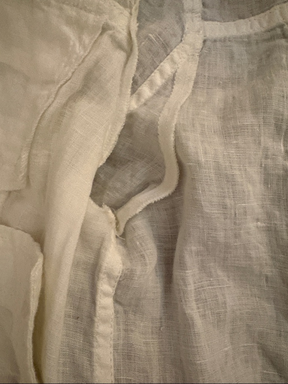 Eileen Fisher Cream Linen Jacket - Picture 10 of 10